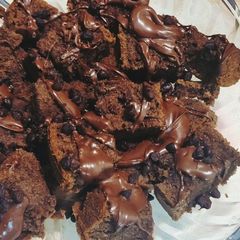 A picture of Brownie (eggless).