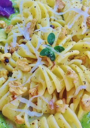 Foto di Fusilloni trafilati in bronzo alla cacio e pepe a modo mio