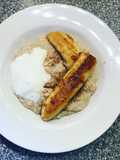 Bananen-Creme Porridge