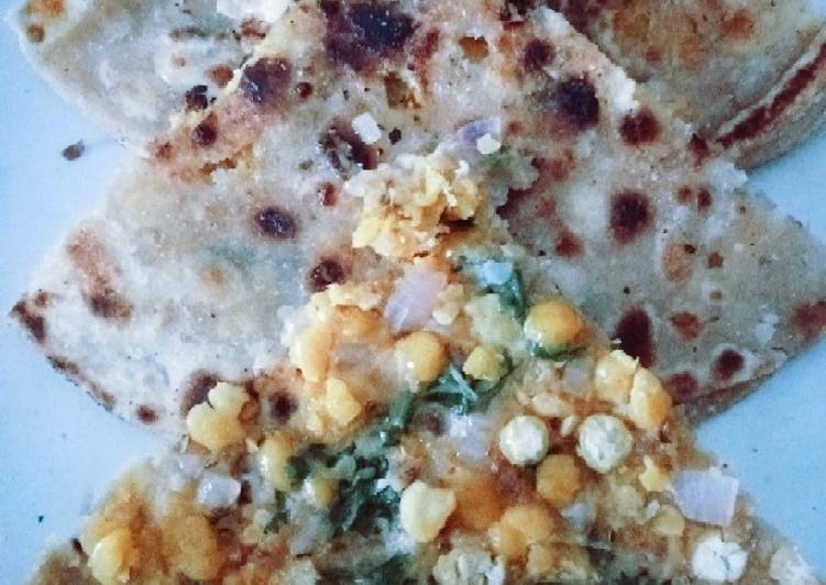 Steps to Prepare Speedy Chana dal Parantha