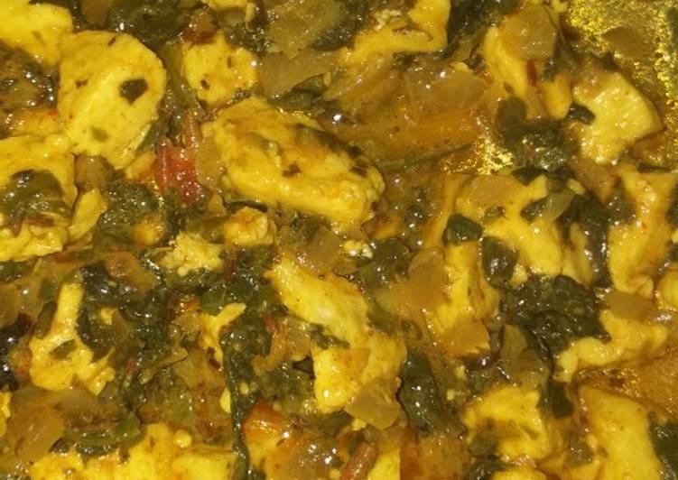 How to  Palak paneer