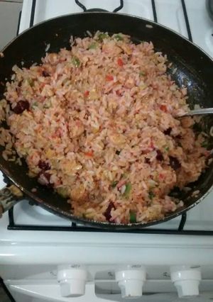 Una foto de Arroz tipo Chaufa