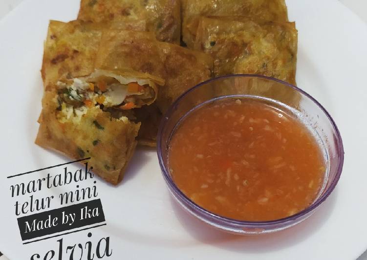 Resep Martabak telur mini Anti Gagal