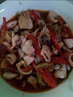 Foto resep Cumi asam manis pedes