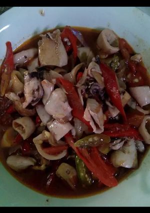 Foto resep Cumi asam manis pedes