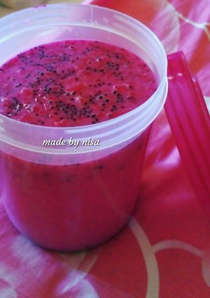 Foto resep Magenta juice... 😍🍑
