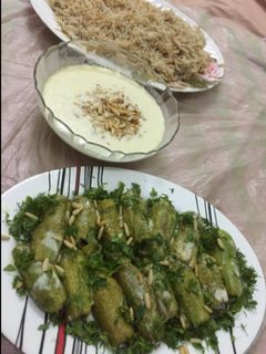 صورة لوصفة طريقة عمل شيخ المحشي أو كوسا بلبن