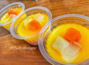 Foto resep Orange Squash Silky Pudding
