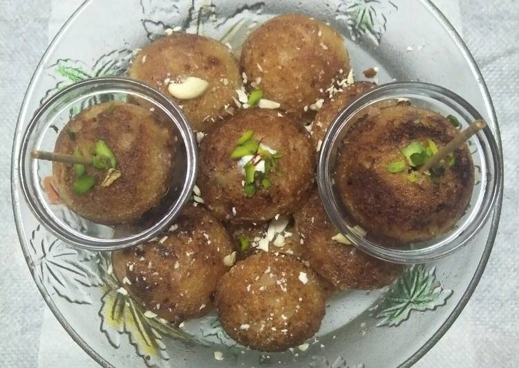 Recipe of Speedy Maalpua in appam (dessert)