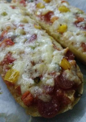 Φωτογραφία της συνταγής Γαλλική Baguette Pizza