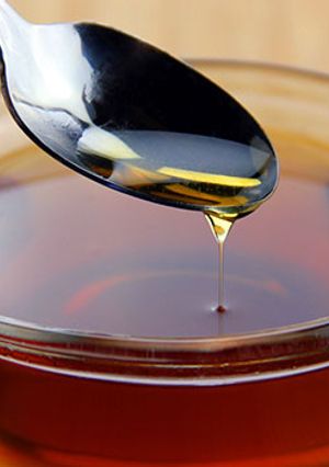 A picture of Whiskey maple syrup.