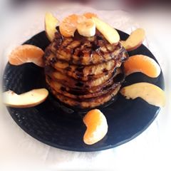 A picture of Healthy Fruity Pancakes.