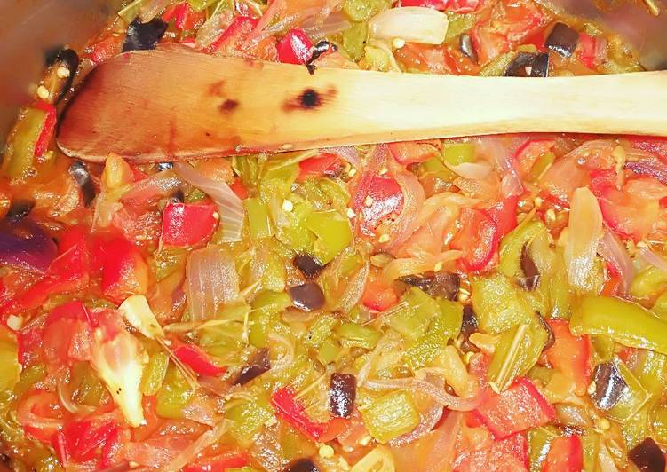 Pisto casero bajo en calorías