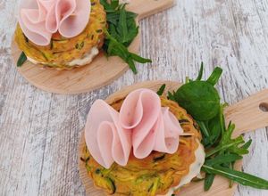 Une photo de Croque courgettes