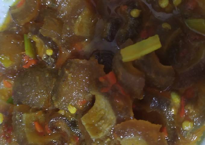 Resep Kikil Bumbu Kuning Pedas, Lezat