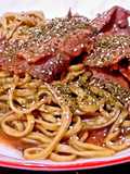 Mie Singkong Beef Teriyaki