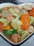Capcay kembang kol simple