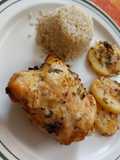 Pollo al limón con romero
