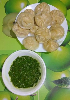 A picture of Veg Momo.