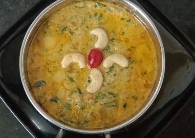 Methi Malai in secret matar's gravy 😊