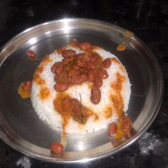A picture of Rajma Curry no onion no garlic.