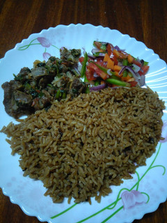 A picture of #Pilaucontest ~ Tanzania pilau.