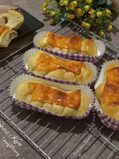 Foto resep Roti Sosis Keju Lembut Metode TangZhong