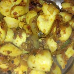 Masala mushrooms A picture of Masala mushrooms.
