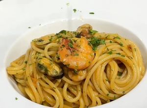 Foto di Spaghetti ai frutti di mare surgelati