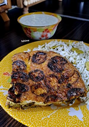عکسی از دستور کوکو کدوسبز(کچلیک کوکو بابلی)
