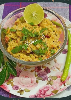 A picture of Oats Upma.