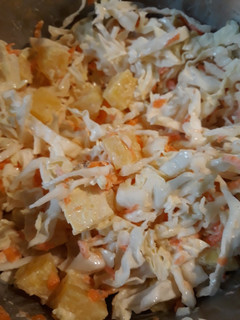 A picture of Pineapple Slaw.