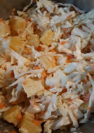 A picture of Pineapple Slaw.