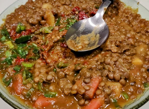 Una foto de Guiso de lentejas espectacular 😋