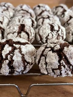 Csokoládés pöffeteg keksz recept fotója