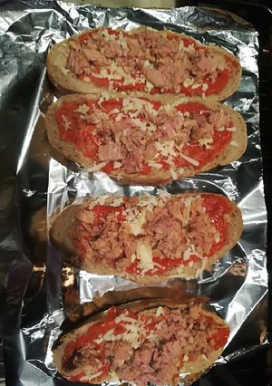 Una foto de Pan pizza natural