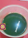 Endapan Air Suji dan Daun Pandan