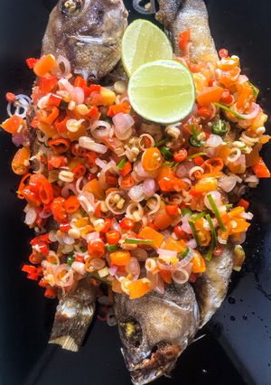 Foto resep Kerapu Siram Sambal Matah