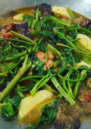 Foto resep Tumis kangkung pedas