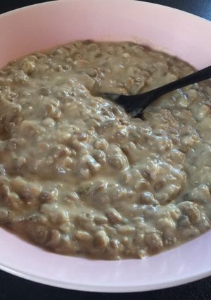 Tejfölös lencsefőzelék recept fotója