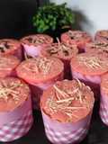 Cupcake Strawberry isi Coklat (Metode All in One)