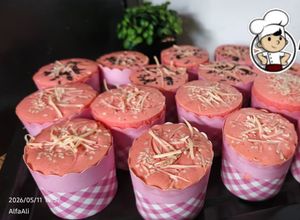 Foto resep Cupcake Strawberry isi Coklat (Metode All in One)