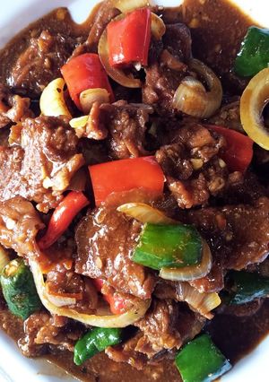 Foto resep Lada hitam Saori Simple