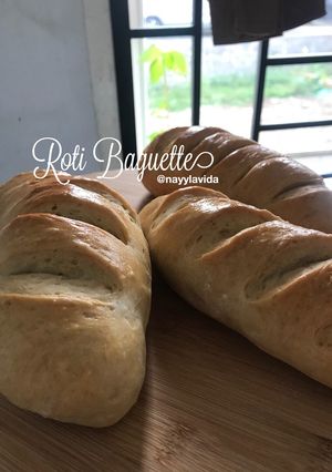 Foto resep Roti perancis / baguette homemade
