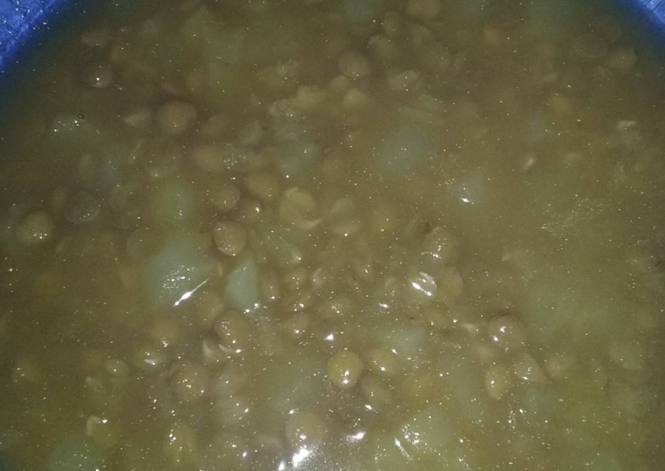 Lentejas con verdura sin nada de carne