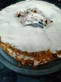 Torta de zanahoria con frosting de anacardos