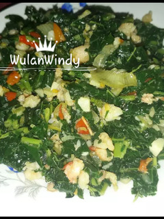 Foto resep Tumis daun pepaya udang