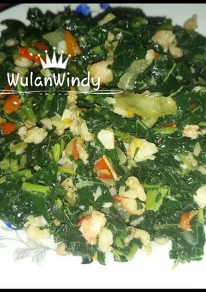 Foto resep Tumis daun pepaya udang