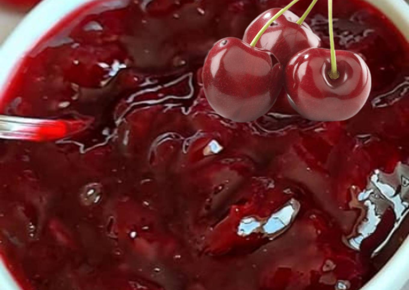 Confiture de cerises de mon jardin