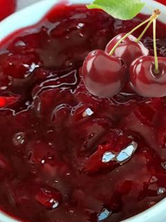 Une photo de Confiture de cerises de mon jardin